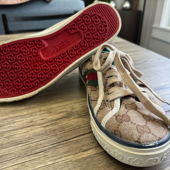 Men’s Gucci 1977 Tennis Sneakers Size 7 - Picture 4 of 5